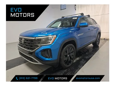 Blue 2024 Volkswagen Atlas Cross Sport 2.0T SE w/Technology for sale in Seffner, FL