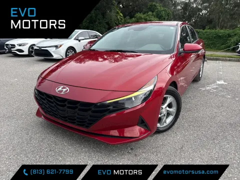 Red 2022 Hyundai Elantra SE for sale in Seffner, FL