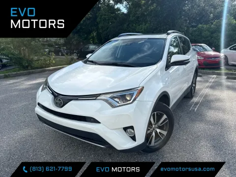 White 2018 Toyota RAV4 XLE for sale in Seffner, FL