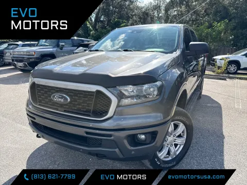 Gray 2019 Ford Ranger XLT Crew Cab Medium Bed for sale in Seffner, FL