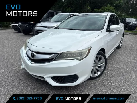 White 2017 Acura ILX w/Premium Pkg for sale in Seffner, FL