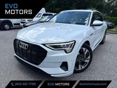 White 2021 Audi e-tron Premium AWD W/CONVENIENCE PLUS PACKAGE for sale in Seffner, FL