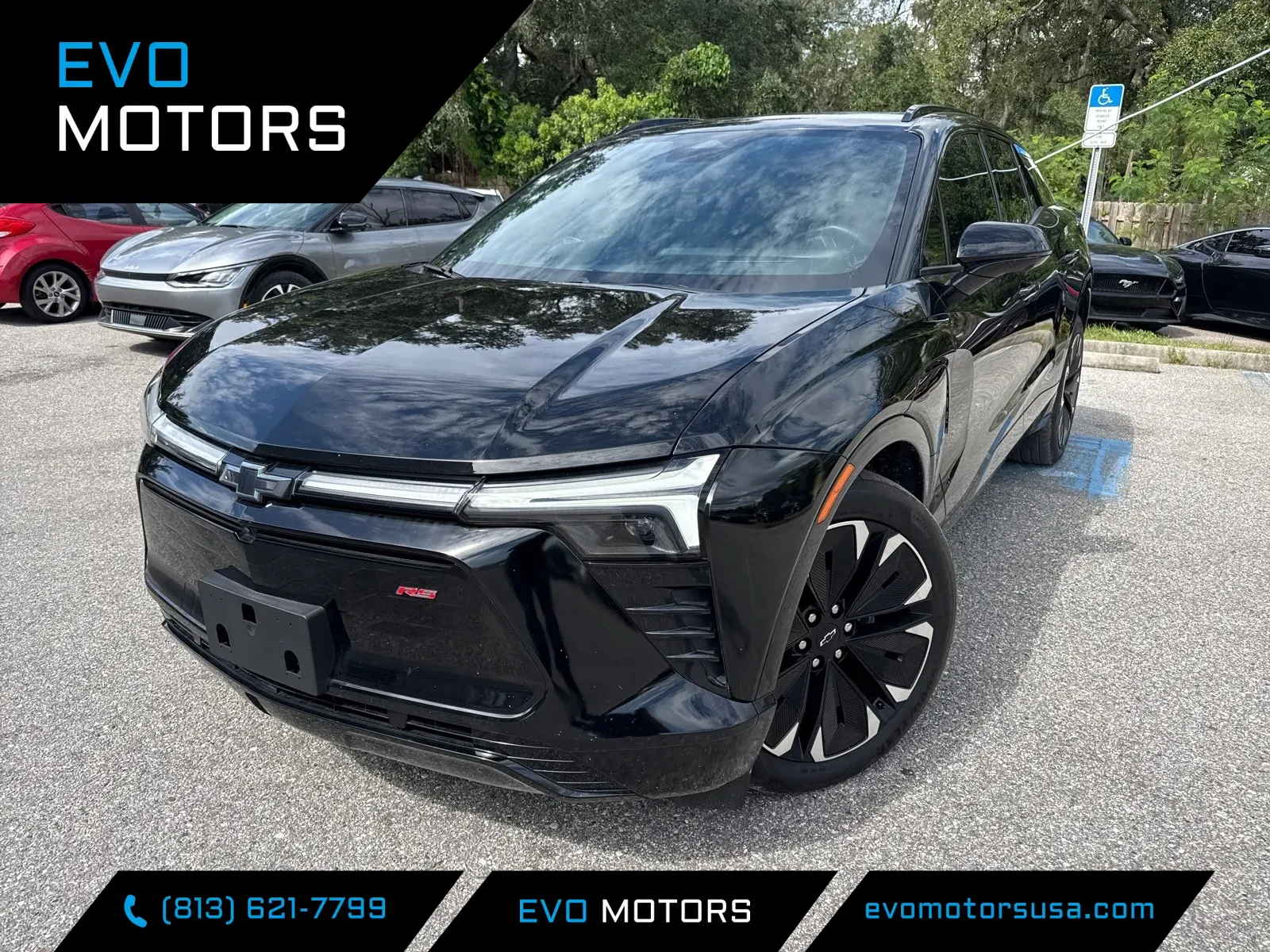 Black 2024 Chevrolet Blazer EV eAWD RS for sale in Seffner, FL
