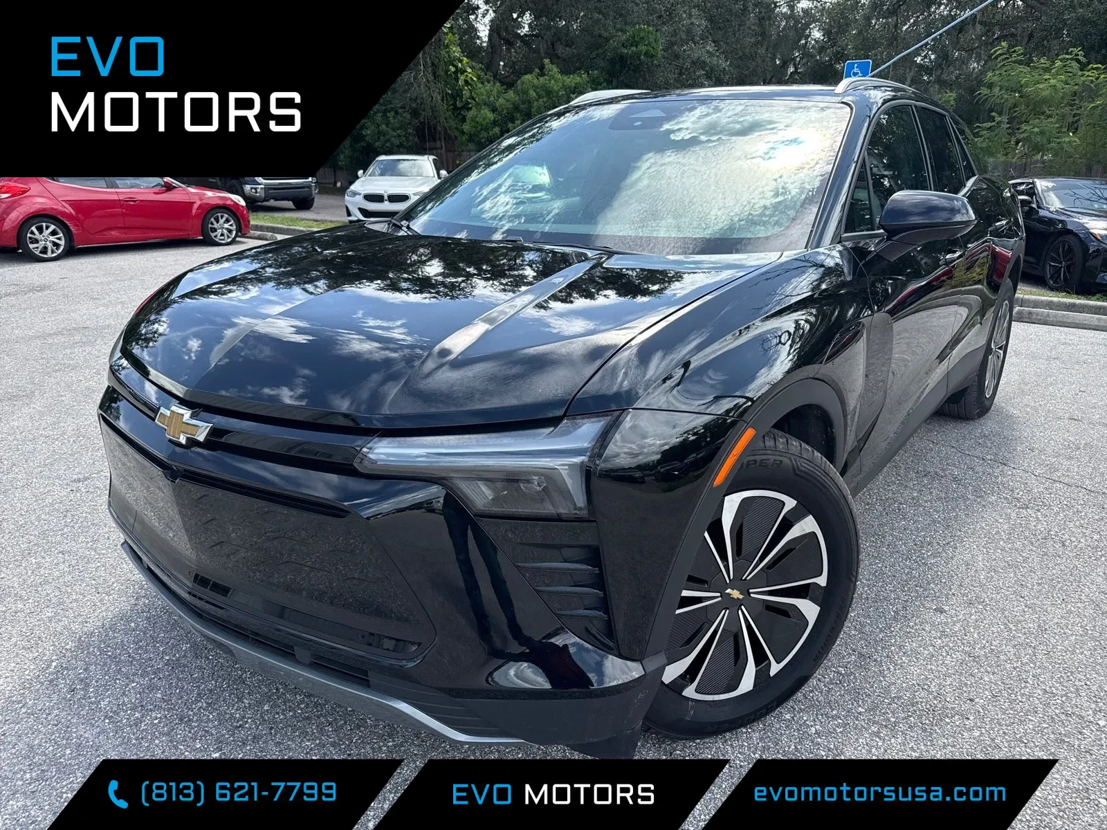 Black 2024 Chevrolet Blazer EV eAWD LT for sale in Seffner, FL