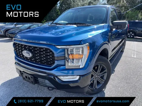 Blue 2023 Ford F-150 XLT Crew Cab 4X4 V8 HERITAGE EDITION W/SPORT APPEARANCE PKG. for sale in Seffner, FL
