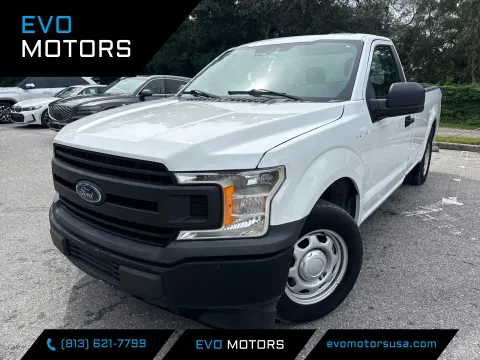 White 2018 Ford F-150 XL V6 FFV REG CAB 3.3L for sale in Seffner, FL