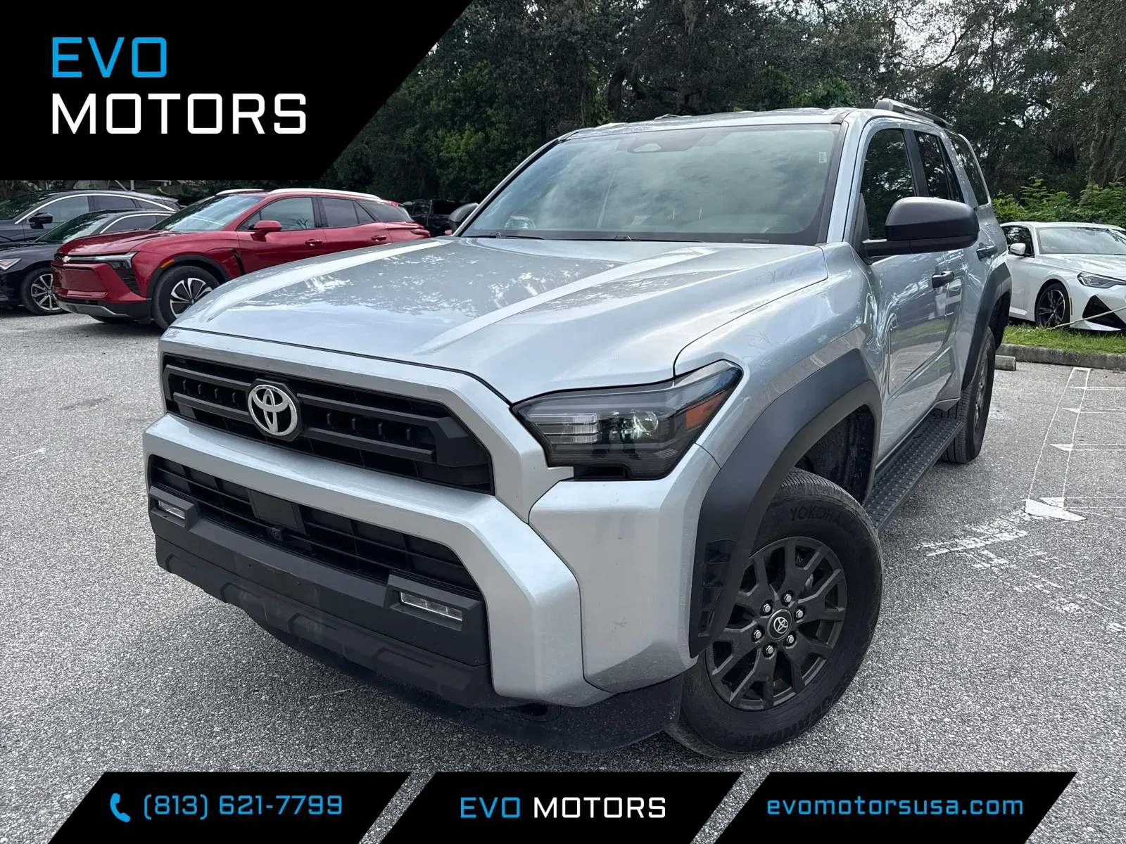 Silver 2025 Toyota 4Runner SR5 4WD for sale in Seffner, FL