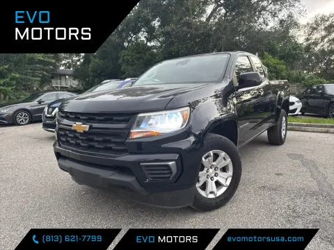 Black 2022 Chevrolet Colorado 2WD LT Extended Cab Long Bed 2LT w/Rear Doors for sale in Seffner, FL