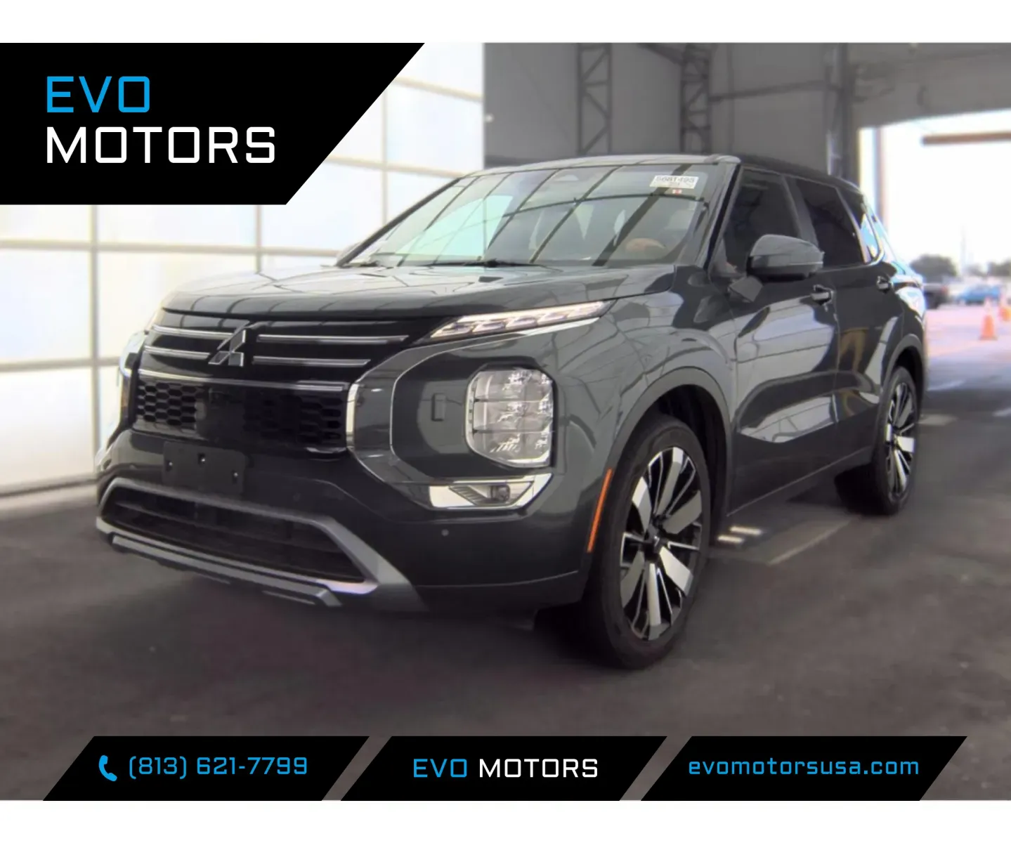 Gray 2025 Mitsubishi Outlander Trail Edition 4WD w/3ROW LTHR. for sale in Seffner, FL