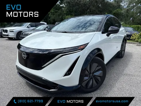 White 2024 Nissan ARIYA EVOLVE+ * LTHR * PANO * NAV for sale in Seffner, FL