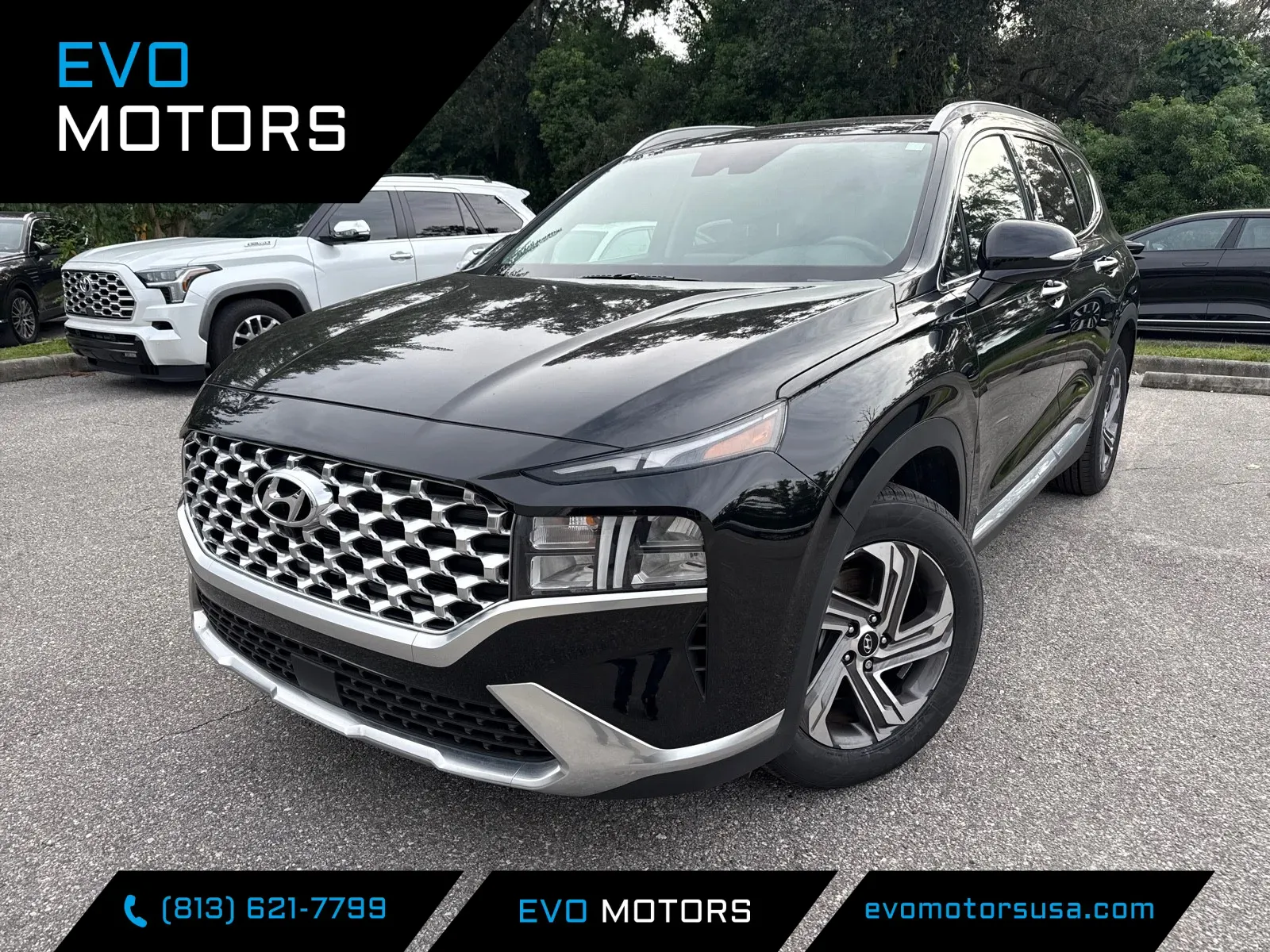 Black 2023 Hyundai Santa Fe SEL W/ PREMIUM PACKAGE * LTHR * PANO for sale in Seffner, FL