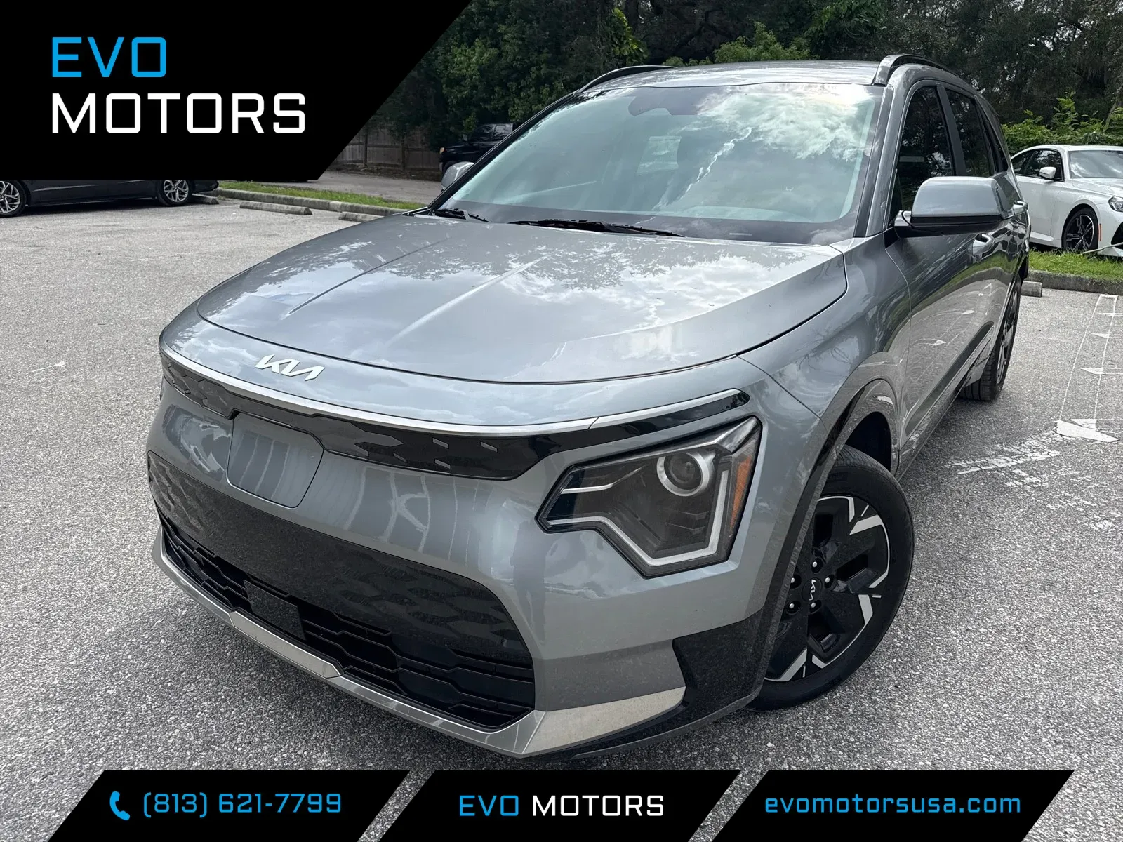 Gray 2024 Kia Niro EV Wind PRESERVE PACKAGE for sale in Seffner, FL