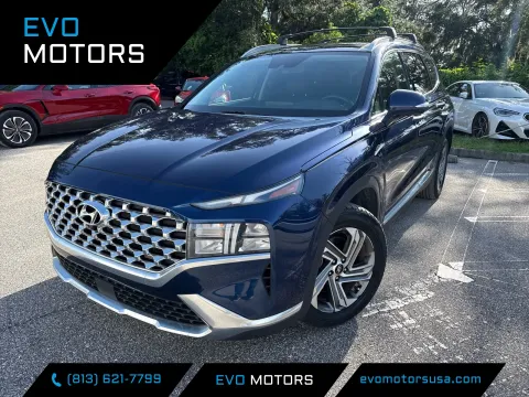 Blue 2023 Hyundai Santa Fe SEL W/ PREMIUM PACKAGE * LTHR * PANO for sale in Seffner, FL