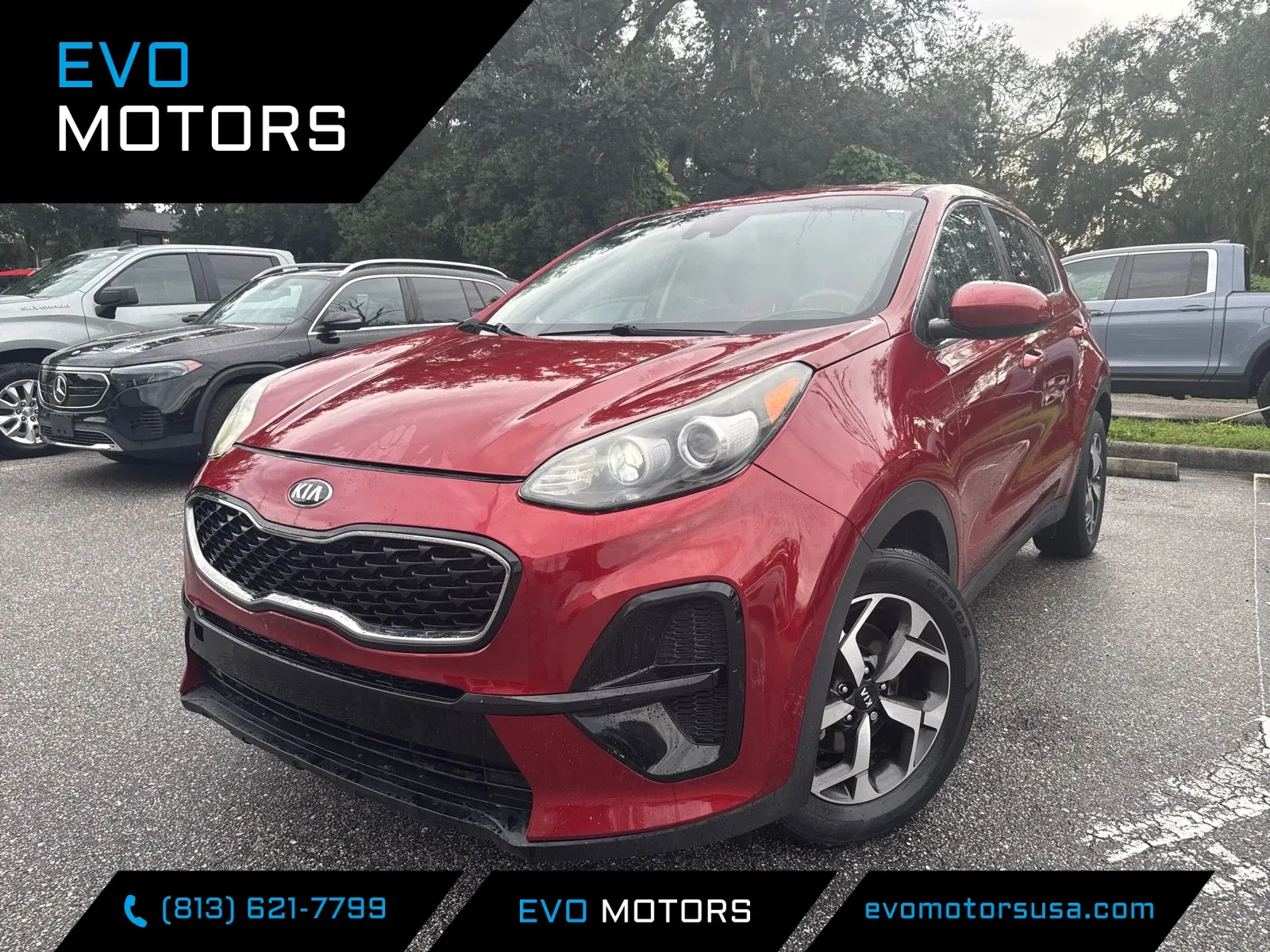 Red 2020 Kia Sportage LX for sale in Seffner, FL