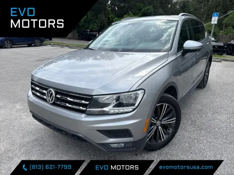 Silver 2019 Volkswagen Tiguan SE for sale in Seffner, FL