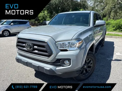Gray 2021 Toyota Tacoma SR5 for sale in Seffner, FL