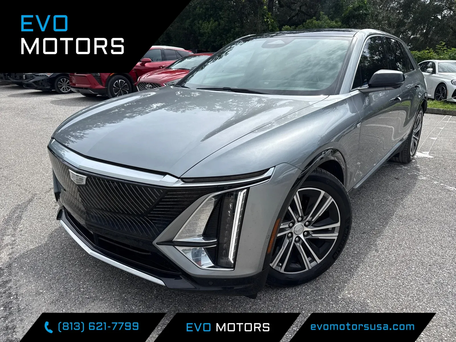 Silver 2024 Cadillac LYRIQ Luxury for sale in Seffner, FL
