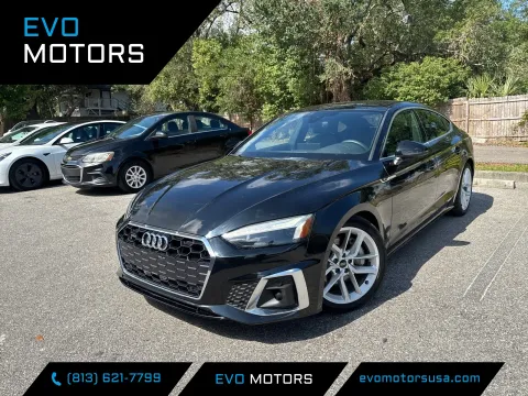 Black 2023 Audi A5 Sportback S line Premium for sale in Seffner, FL