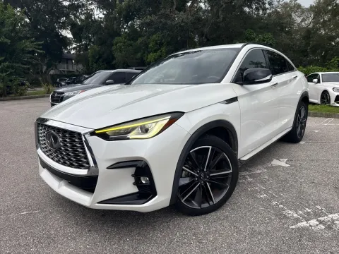 Photos of 2023 INFINITI QX55 LUXE for sale in Seffner, FL at Evo Motors