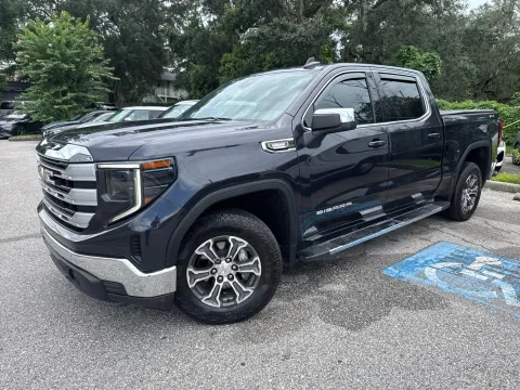 Another view of 2024 GMC Sierra 1500 SLE Crew Cab 4X4 Diesel w/OFF ROAD PKG for sale in Seffner, FL at Evo Motors