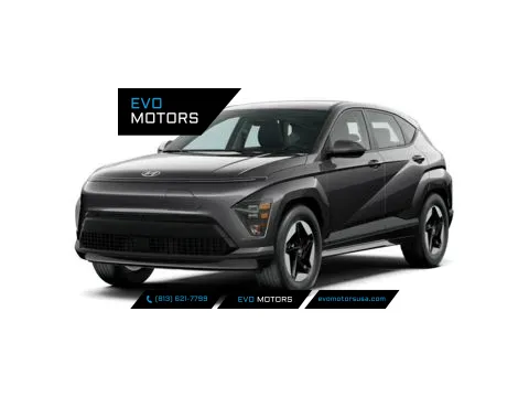 White 2024 Hyundai Kona Electric SEL for sale in Seffner, FL