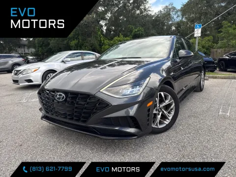 Gray 2021 Hyundai Sonata SEL for sale in Seffner, FL