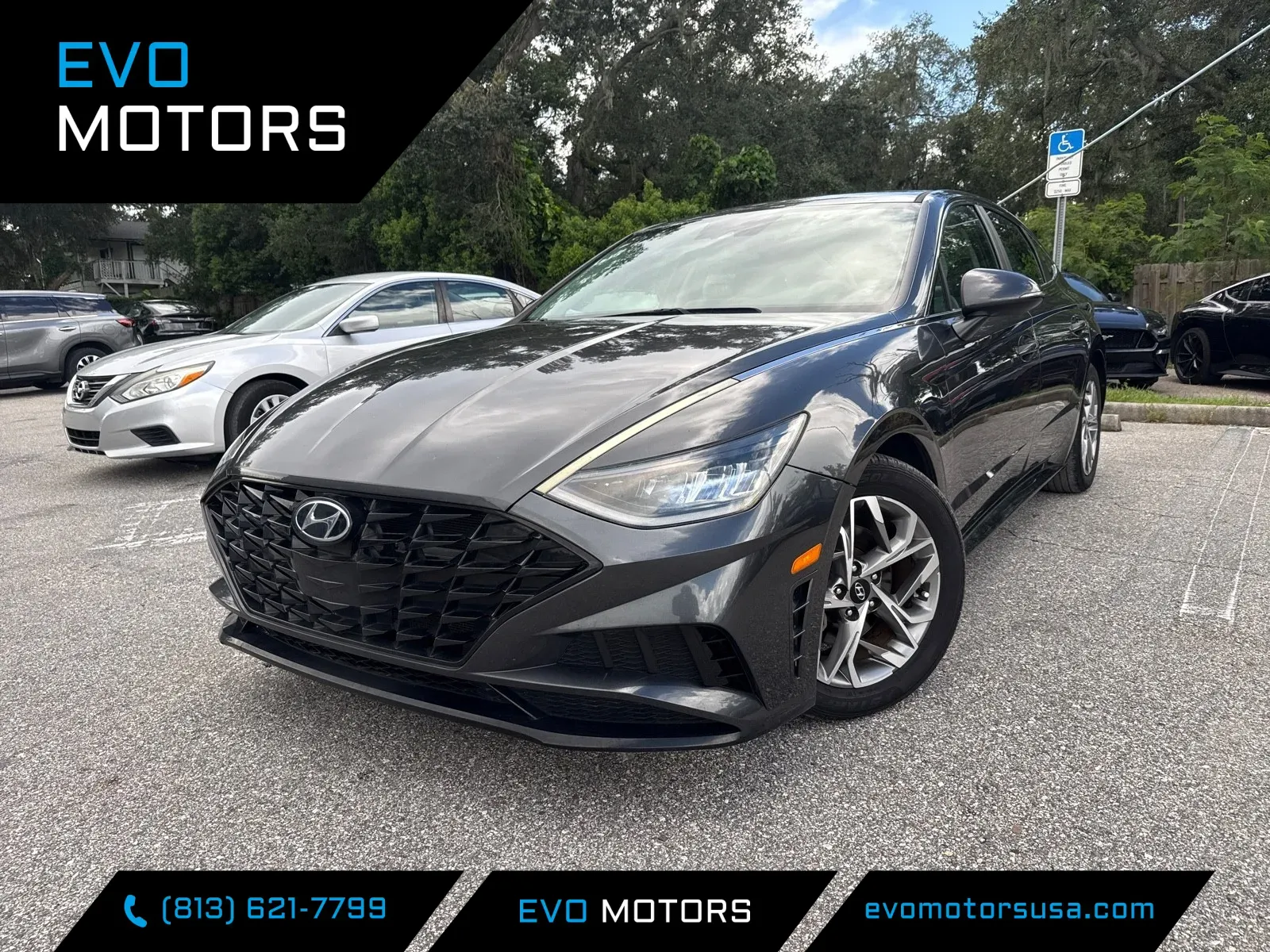 Gray 2021 Hyundai Sonata SEL for sale in Seffner, FL