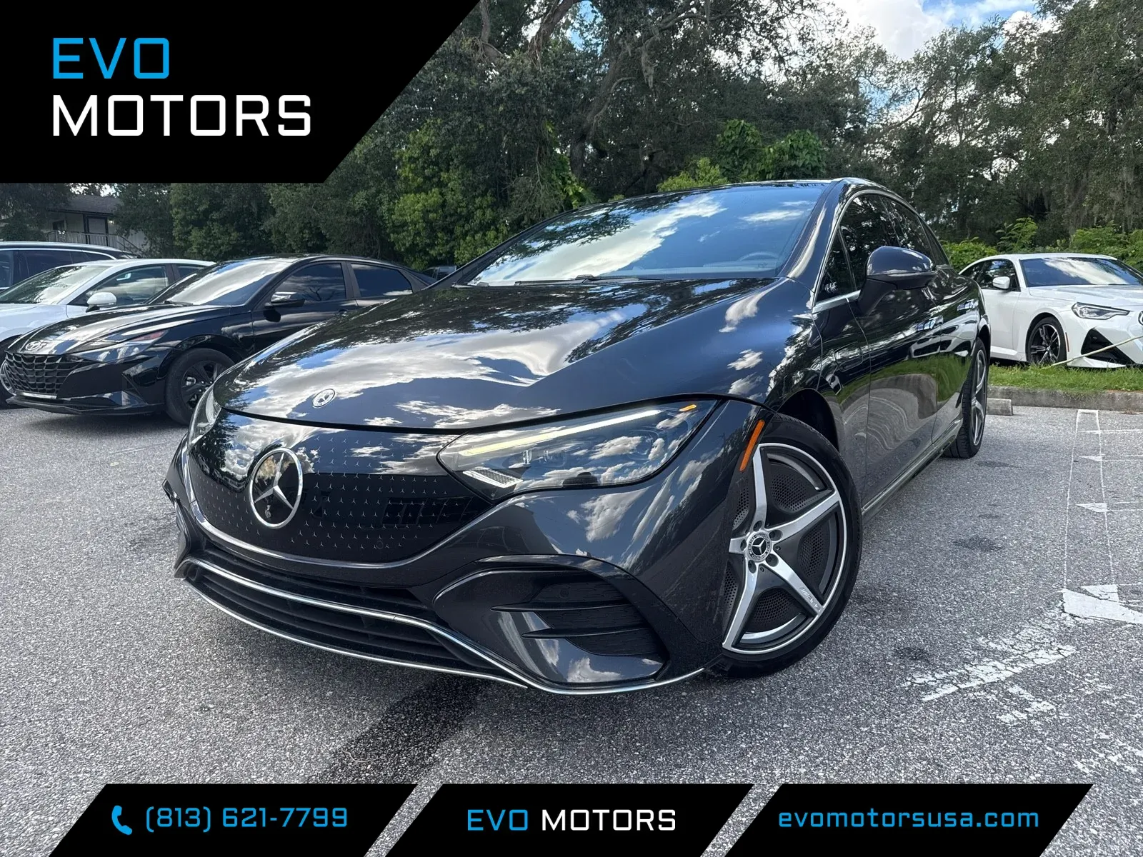 Gray 2024 Mercedes-Benz EQE 350+ W/AMG LINE & DIGITIAL LIGHT PKG. for sale in Seffner, FL