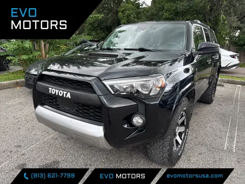 Black 2020 Toyota 4Runner TRD Off Road for sale in Seffner, FL