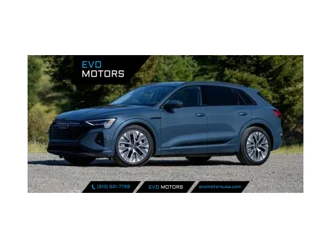 Blue 2024 Audi Q8 e-tron Premium Plus for sale in Seffner, FL