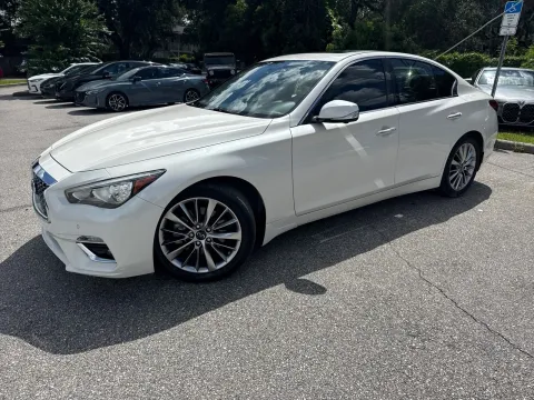 Another view of 2022 INFINITI Q50 LUXE for sale in Seffner, FL at Evo Motors
