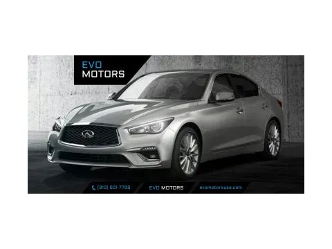 White 2022 INFINITI Q50 LUXE for sale in Seffner, FL