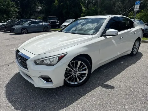 Photos of 2022 INFINITI Q50 LUXE for sale in Seffner, FL at Evo Motors