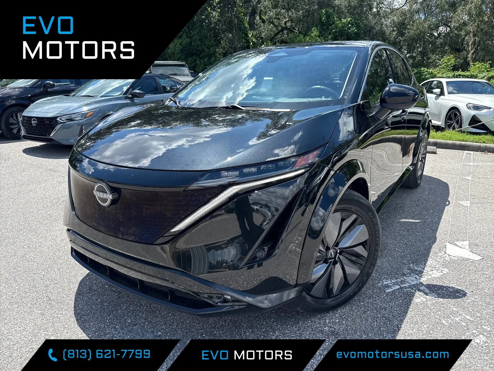 Black 2024 Nissan ARIYA EVOLVE+ for sale in Seffner, FL