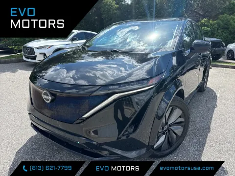 Black 2024 Nissan ARIYA ENGAGE+ AWD w/LTHR & NAV for sale in Seffner, FL