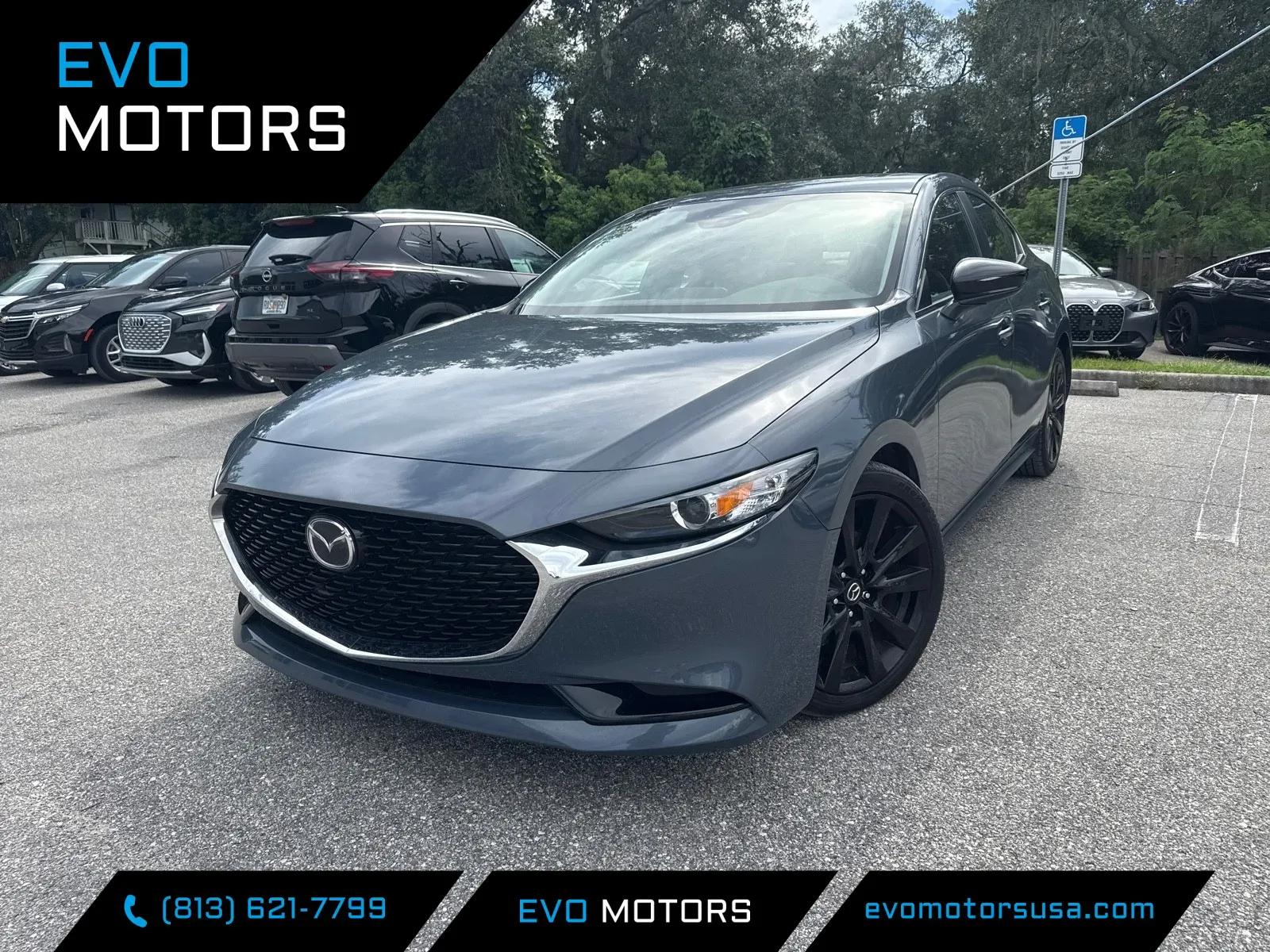 Gray 2025 Mazda Mazda3 Sedan 2.5 S Carbon Edition for sale in Seffner, FL