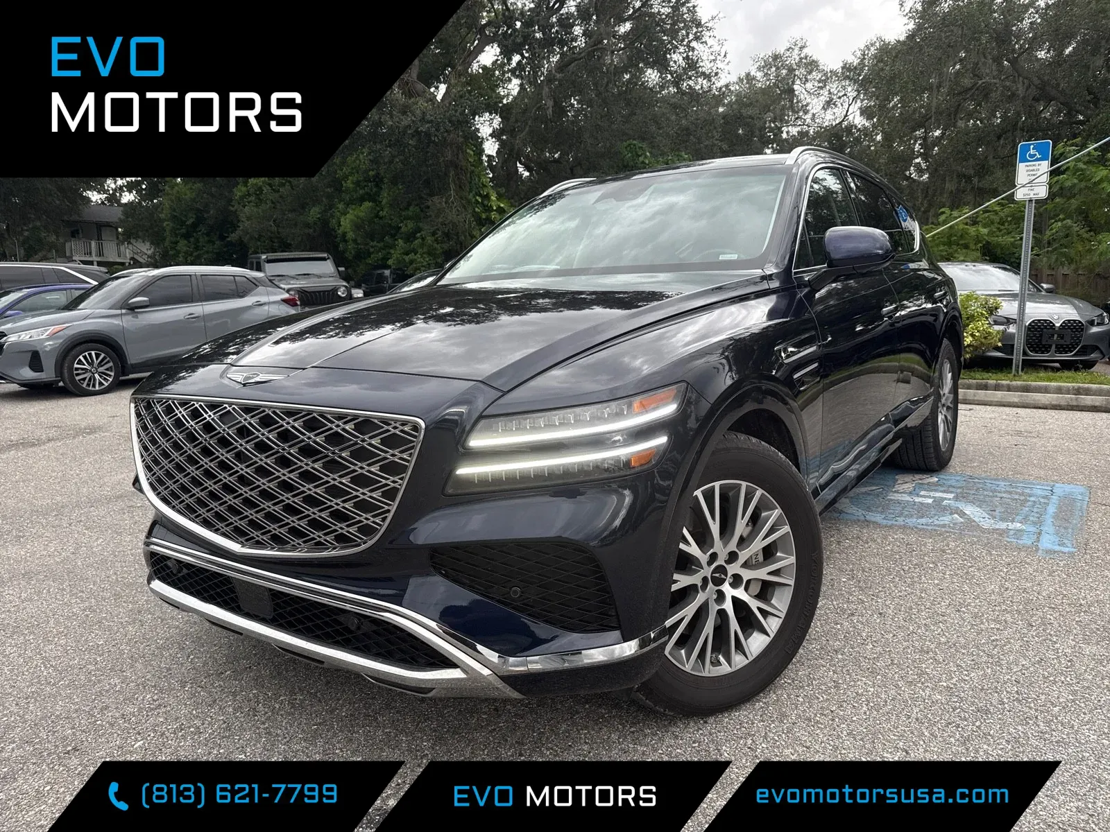 Blue 2025 Genesis GV80 2.5T Standard for sale in Seffner, FL