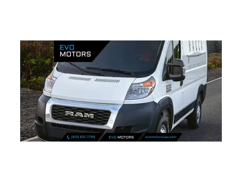 White 2020 Ram ProMaster Cargo Van 1500 136 WB for sale in Seffner, FL