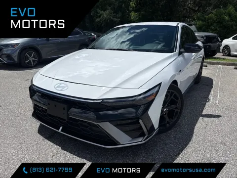 White 2025 Hyundai Elantra N Line for sale in Seffner, FL