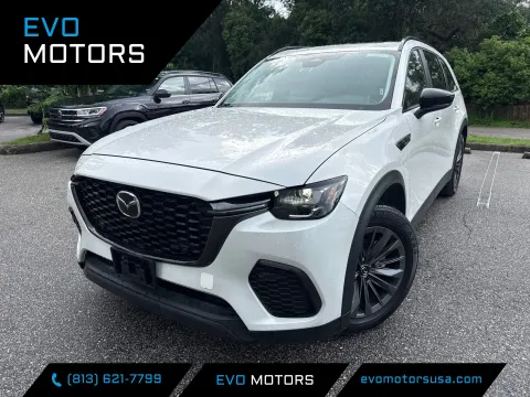 White 2025 Mazda CX-70 3.3 Turbo Preferred Package for sale in Seffner, FL
