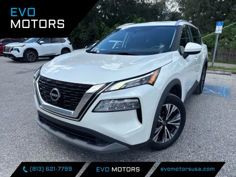 White 2023 Nissan Rogue SV for sale in Seffner, FL