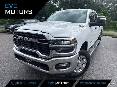 White 2026 Ram 2500 Big Horn Crew Cab 4X4 W/12IN SCREEN for sale in Seffner, FL