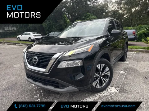 Black 2023 Nissan Rogue SV W/PREMIUM PKG. * LTHR * PANO * for sale in Seffner, FL