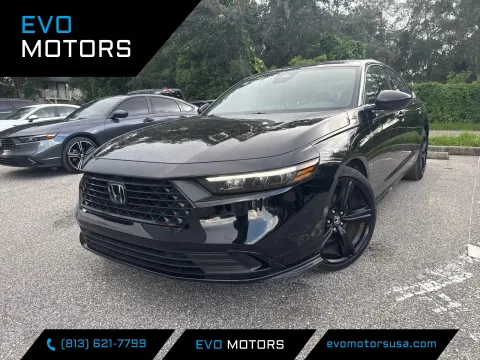 Black 2026 Honda Accord Hybrid Sport-L for sale in Seffner, FL