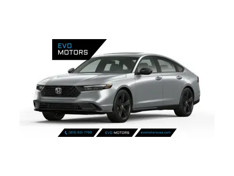 Black 2026 Honda Accord Hybrid Sport-L for sale in Seffner, FL