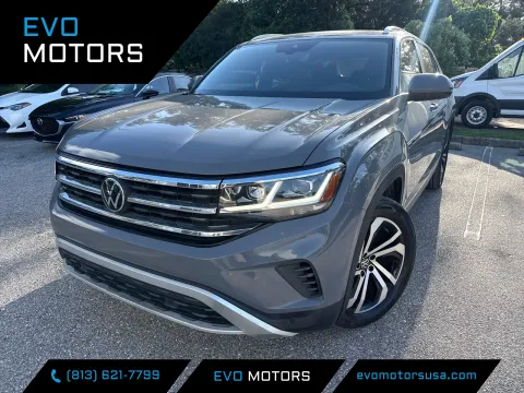 Gray 2023 Volkswagen Atlas Cross Sport 3.6L V6 SEL for sale in Seffner, FL