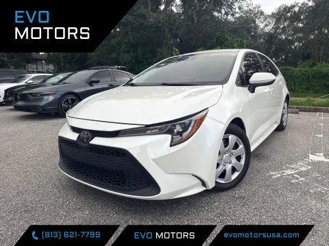 White 2020 Toyota Corolla LE for sale in Seffner, FL
