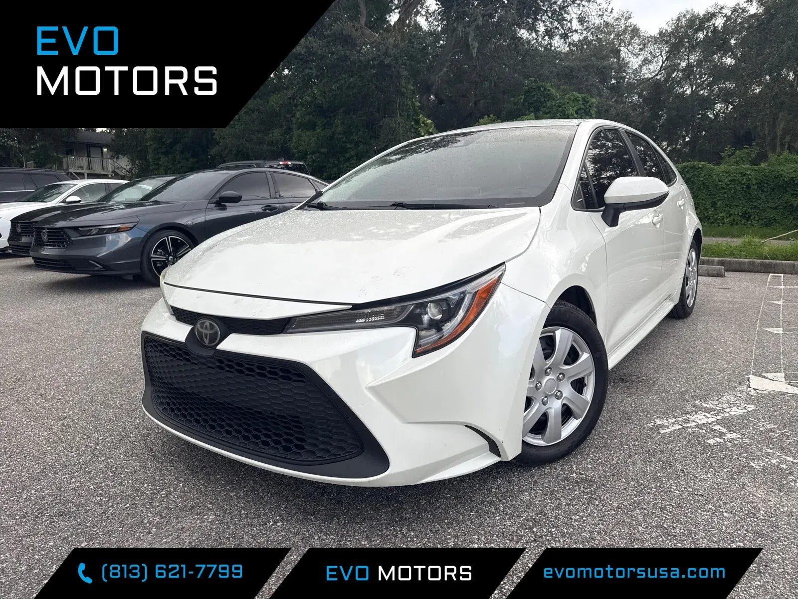 White 2020 Toyota Corolla LE for sale in Seffner, FL