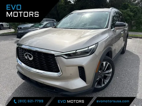 Brown 2023 INFINITI QX60 LUXE for sale in Seffner, FL