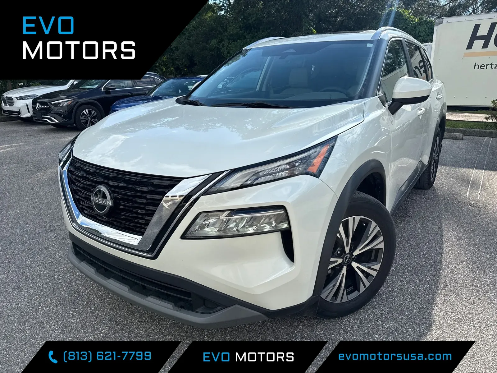 White 2023 Nissan Rogue SV for sale in Seffner, FL
